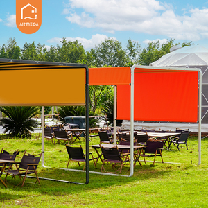 Toldo de Aluminio para Exteriores con Techo de Tela - Impermeable y con Protección UV para <span class=keywords><strong>Patio</strong></span>, Jardín, Terraza y <span class=keywords><strong>Patio</strong></span> Interior - Product Image 2