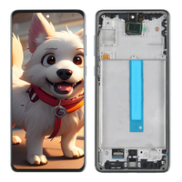 Schermo LCD per Cellulare Samsung Galaxy A73 A736B OLED con Cornice, Display per Smartphone Samsung A73