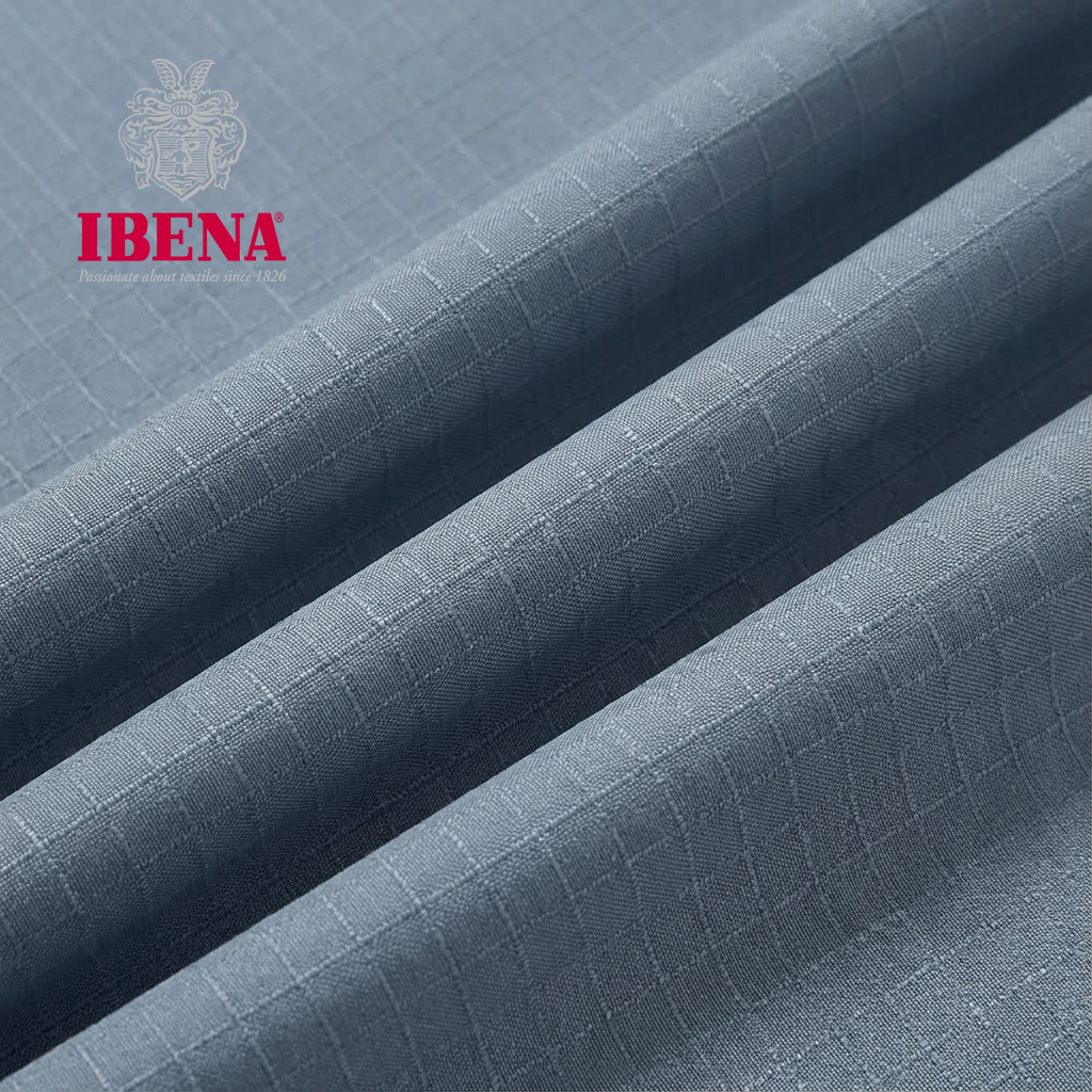 Modacrylic/Cotton/Polyester FR Grid Fabric Flame Retardant, Tear-Resistant Woven Textile for Industrial Protective Workwear