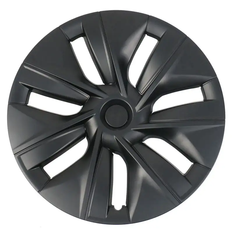 4pcs Matt Black Sporty 19 Inch Model Y Wheels Covered Hubcaps