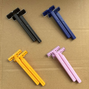 Maquinillas de Afeitar Médicas Desechables Coloridas, 2 Cuchillas Dobles con 5 Bolsas de Tiras Lubricantes, Bolsa <span class=keywords><strong>North</strong></span> <span class=keywords><strong>Face</strong></span>, Maquinilla de Afeitar Nano Desechable, Caja de Color - Product Image 2