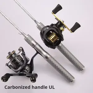 Vente en gros de cannes à pêche à la truite en fibre de carbone 1.5m 1.68m 1.8m 1.98m ultra légères en fibre de carbone <span class=keywords><strong>2</strong></span> sections - Product Image 3
