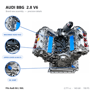 Nuovo Motore Completo BBG 2.8 V6 30 Valvole DOHC per Audi A4 A6 A8 VW Passat <span class=keywords><strong>Skoda</strong></span> <span class=keywords><strong>Superb</strong></span> - Product Image 2