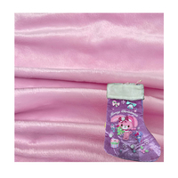 Personnalisé tricoté ours en peluche fourrure polaire Stretch velours 100% polyester tissu pour animaux jouets en peluche