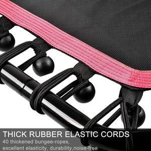 Mini trampolín silencioso de 48 pulgadas con manillar ajustable, red protectora, trampolín elástico duradero para Fitness para adultos, uso en interiores - Product Image 3