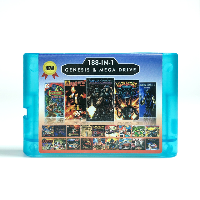 New Fully Integrated Chip Card MD 188 112 Upgrade Version 126 in One Game Card for Genesis Play