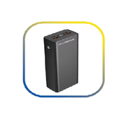 India-Made 20000mAh Logotipo personalizado Banco de energía Pantalla LED USB C 22,5 W Carga rápida 10W Salida Paquete de batería de metal portátil Micro USB