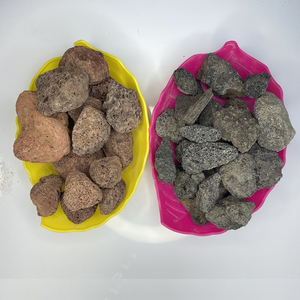 Pierres de lave naturelles, capacité de cuisson haute qualité, couleur noire - Product Image 3