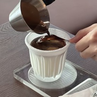 Vaisselle en verre pour restaurant, 90 ml, 130 ml, 160 ml, 200 ml, verre trempé transparent à paroi simple, résistant à la chaleur, motif logo vintage, tasses à café et à thé
