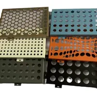Panneaux de bardage en aluminium modernes de qualité A2, revêtus de fluorocarbone, ignifuges et écologiques, légers