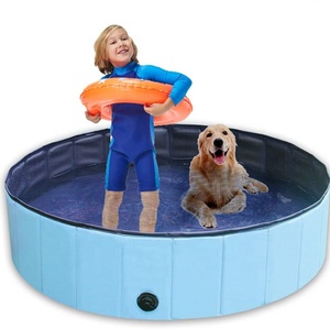 160X30CM <b>Large</b> Pet Summer Bath Tub Portable Pvc Outdoor Foldable <b>Dog</b> Swimming <b>Pool</b> Kid Paddling <b>Pool</b> Playing Pond - Product Image 6