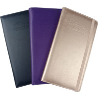 Organisateur de boîte à gants de véhicule en cuir Portefeuille d'immatriculation de voiture Titulaire pour documents d'assurance avec bande élastique
