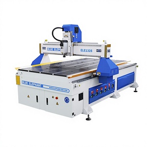 เครื่องแกะสลักไม้ CNC แบบหัวเดียว 4 แกน รุ่น 1325 สำหรับอะคริลิก ขนาด 4x8 ฟุต พร้อมระบบ DSP PLC มอเตอร์ 3 มิติ - Product Image 1