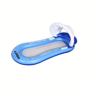 Foldable Striped Pool <b>Float</b> Lounger <b>Inflatable</b> Swimming Pool Hammock Raft for Adults - Product Image 2