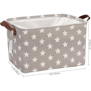 De gran tamaño de cestas de almacenamiento con mango plegable conveniente organizador contenedores <span class=keywords><strong>para</strong></span> juguetes de los niños - Product Image 2