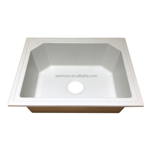 Évier de cuisine simple en composite SMC FRP Nature Topmount avec robinet, un trou, couleur noire, norme EN, <span class=keywords><strong>granit</strong></span> - Product Image 4
