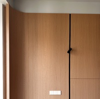 Panneau mural en texture bois RU-PAN, fabriqué en fibre de carbone, ignifuge, imperméable, antibactérien, matériau de haute qualité, chambre à coucher