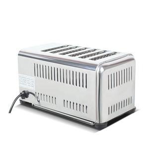 Équipement de Restaurant <span class=keywords><strong>professionnel</strong></span> commercial 220V 6 tranches gril électrique pain Sandwich pain grille-pain - Product Image 1