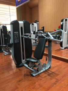 Machine de musculation pour les pectoraux <span class=keywords><strong>LDLS</strong></span>-001 de haute qualité, équipement de salle de sport, réglable, en acier, chargeur frontal - Product Image 6