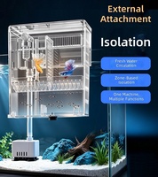 Jeneca 2026 Nouvelle Boîte d'Isolation Électrique Externe pour Aquarium, Séparateur de Poissons en Plastique, Économe en Énergie et Silencieux pour Salon et Patio