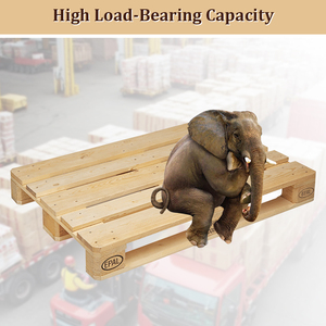 Pallet in Legno di Pino Personalizzato a 4 Vie per Logistica Alimentare UE, Stoccaggio <span class=keywords><strong>al</strong></span> Dettaglio, Riutilizzabile e Sicuro per Alimenti - Product Image 2
