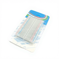 Mini-breadboard sans soudure 400 points 8,5*5,5 cm pour test de bus et de circuits imprimés