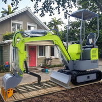 Excavator Mini Diesel 1.8 Ton Laris Manis, Murah dari Cina, Alat Penggali Kebun Kecil