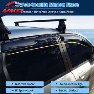 Pare-soleil en acrylique pour Honda Fit GD3 07-08, déflecteur de pluie, protection des vitres latérales des portes de voiture, lot de 4 pièces - Product Image 2