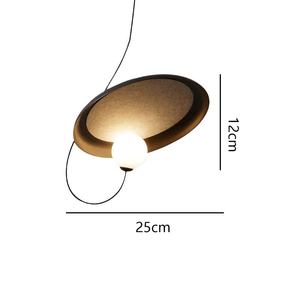 Suspension magnétique moderne | Lampe à suspension en fer + peluche avec abat-jour Globe | Lustre LED créatif pour salon, café - Product Image 2