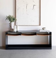 Canapé design Wabi-sabi, style nordique moderne et minimaliste, console de fond de scène, mobilier de maison ultra-minimaliste de style italien