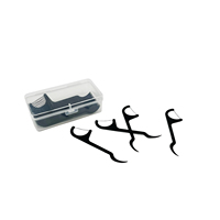 Cure-dents biodégradables en PLA végétal, bâtonnets interdentaires multi-lignes, cure-dents portables pour le nettoyage buccal quotidien