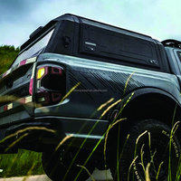 ECOCALO 4x4 Hard High Cover GMC 16-18 SIERRA 1500 6FT Auvent de benne en acier étanche avec fonction de verrouillage pour camionnette et camping-car