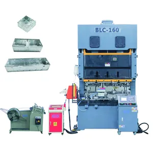 Supplier Electrical Rectangle Junction Box Making Machine With Progressive Mold Production Line
