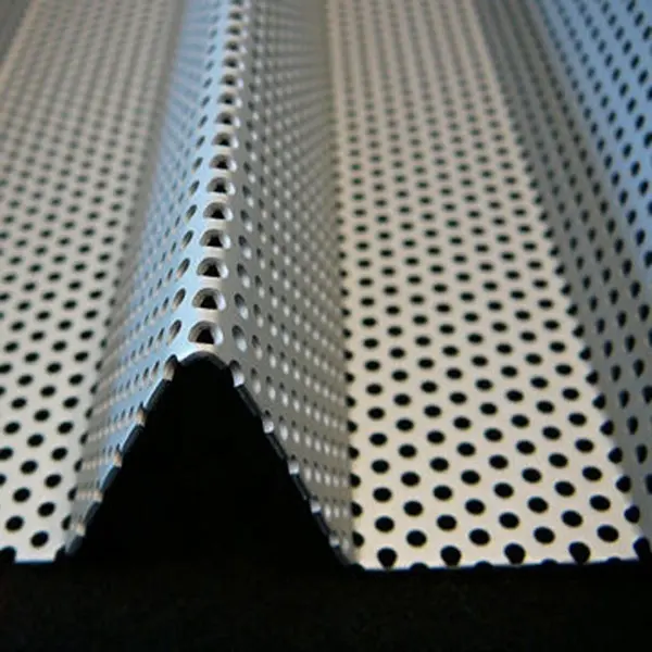 0.8mm Color Coated Stainless Steel Perforated Corrugated Metal Panels 15mm Aperture Welding Punching Cutting Bending Steel Wire