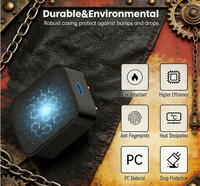 Cargador Tommox de 45w Tipo C, Cargadores de Teléfono al por Mayor, Enchufe Plegable para Reino Unido, UE y Corea, Cargador Rápido USB C para Móvil, Cargadores Portátiles para Tableta