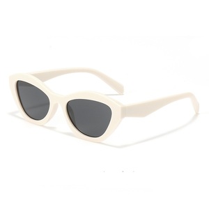 Lunettes de soleil de luxe <span class=keywords><strong>UV</strong></span> <span class=keywords><strong>400</strong></span>, monture petite, ovale, œil de chat, unisexe, style simple, lunettes de soleil de créateur - Product Image 2