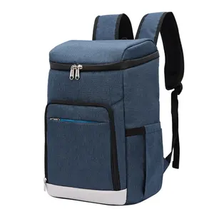 Bolsa de almuerzo impermeable de 24 ~ 28L con aislamiento para hombre, hielo, Picnic, mantener la cerveza y la comida, enfriador de vino, mochila