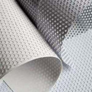 160gsm/160Micron One Way Vision Vinyl <span class=keywords><strong>Film</strong></span> Frontlit Flex PVC pour une bonne impression Matériau d'affiche de pare-brise arrière perforé - Product Image 1