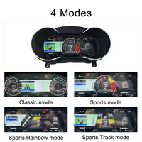 Nouvel instrument de tableau de bord numérique LCD 12,3 pouces avec Carplay pour Audi Q5 SQ5 2010-2018