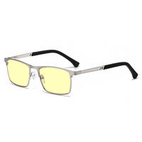 Lunettes de jeu pour ordinateur et téléphone portable, lunettes photochromiques anti-lumière bleue, lunettes anti-fatigue oculaire pour hommes, lunettes de vision nocturne