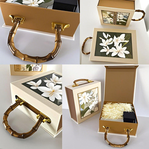 Customized Luxury Cardstorage Business Postcards Gift <b>Box</b> Paperboard Rigid <b>Magnetic</b> Vertical Logo Packaging Embossing Printing - Product Image 5
