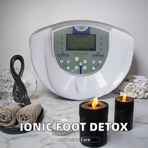 Appareil multifonctionnel de bain de pieds ionique et de désintoxication avec ceinture chauffante ionique, électrodes de massage, en plastique ABS et contrôle de la minuterie - Product Image 2