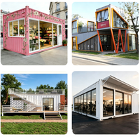 Maison préfabriquée moderne de luxe en conteneur de 20 pieds ou 40 pieds, maison modulaire pour habitation