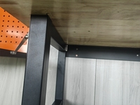 Banc de travail mural pliable en métal 48 pouces
