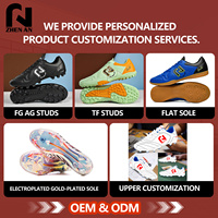 Chaussures de football FG haute performance pour hommes, en maille respirante, légères, avec semelle extérieure en TPU pour la vitesse, bottes de football professionnelles, vente en gros OEM ODM