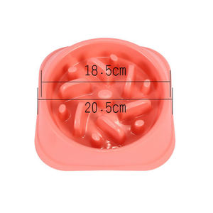 Mangkuk Anjing Anti-Gulping Pengumpan Lambat, Mangkuk Hewan Peliharaan Bloat Berhenti Interaktif untuk Penyekat Cepat - Product Image 4