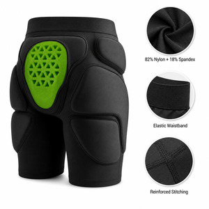 Shorts de protection rembourrés YOUNGSON pour le ski avec coussinets pour le coccyx et protections pour le snowboard, le patinage, faible MOQ, équipement de sécurité multisports - Product Image 6