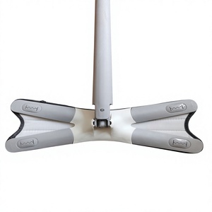 Mopa Plana Ecológica con Diseño <span class=keywords><strong>de</strong></span> Mariposa, Mango Extensible <span class=keywords><strong>de</strong></span> Plástico y <span class=keywords><strong>Hierro</strong></span> Resistente, para Limpieza en Seco y Húmedo, Uso Doméstico - Product Image 4