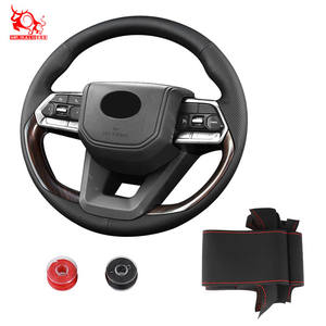 Housse de <span class=keywords><strong>volant</strong></span> de voiture en cuir Pu haute Performance spécifique pour <span class=keywords><strong>toyota</strong></span> <span class=keywords><strong>Land</strong></span> <span class=keywords><strong>Cruiser</strong></span> 2023 - Product Image 2