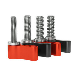 Juego de perilla ajustable Tornillo Tipo L Tuerca de bloqueo giratoria Baquelita Juego de perillas de ala única Tornillo de pulgar - Product Image 1